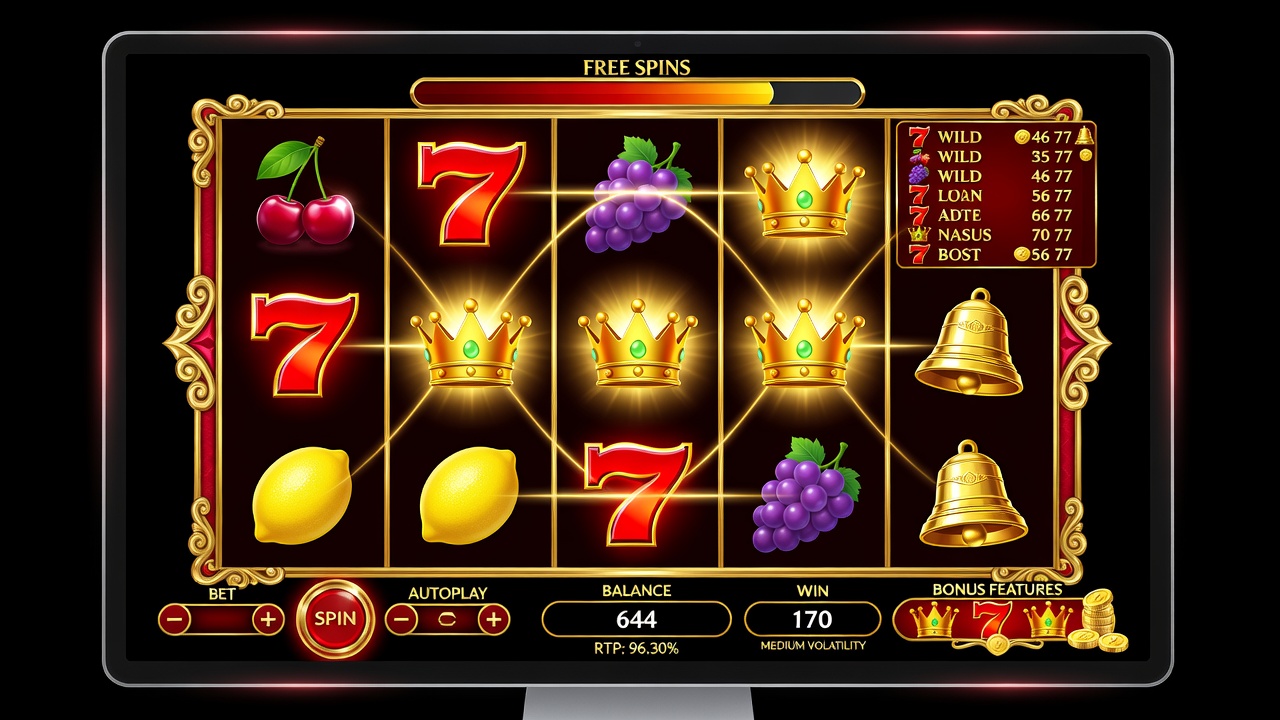Hot Slot 777 Gold Crown Casino Review: Gameplay, RTP, Bonus Features and Free Spins Explained