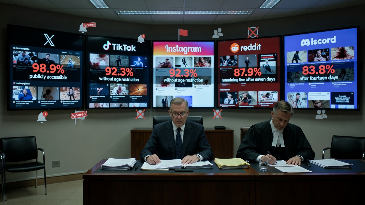 Platforms Left Violent Content Online Despite Flagged Reports, Inquiry Hears