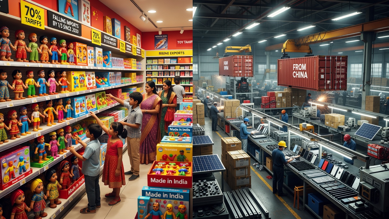 Toy Tariffs Show India's Narrow Wins Against China Trade Gap