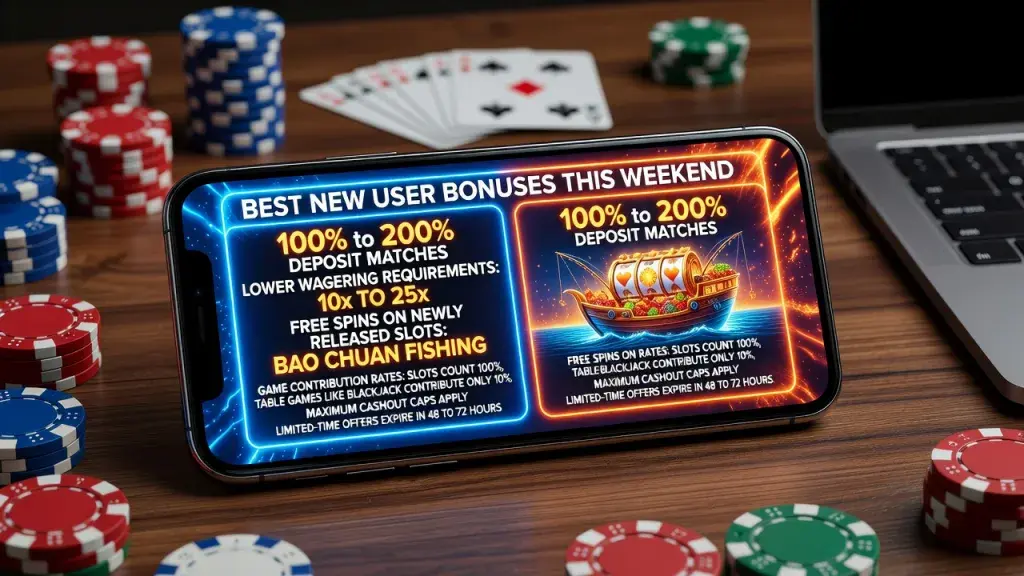 The Real Money Casino Apps With the Best New User Bonuses This Weekend