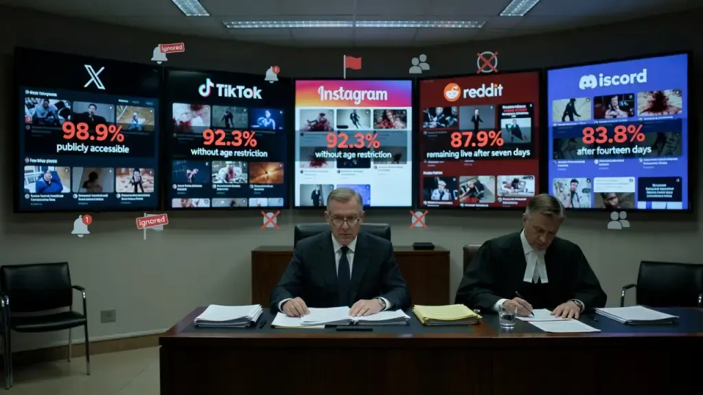 Platforms Left Violent Content Online Despite Flagged Reports, Inquiry Hears
